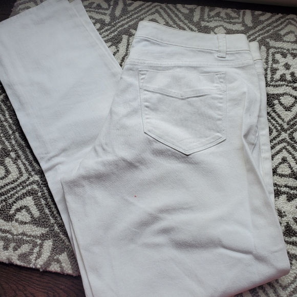 Lands end white jeans - Picture 1 of 8